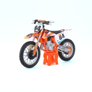 1:18 Bburago Motorcycle - Red Bull KTM 450 SX-F - Image 1