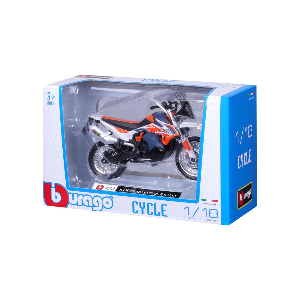 1:18 Bburago Motorcycle – KTM 790 Adventure R Rally