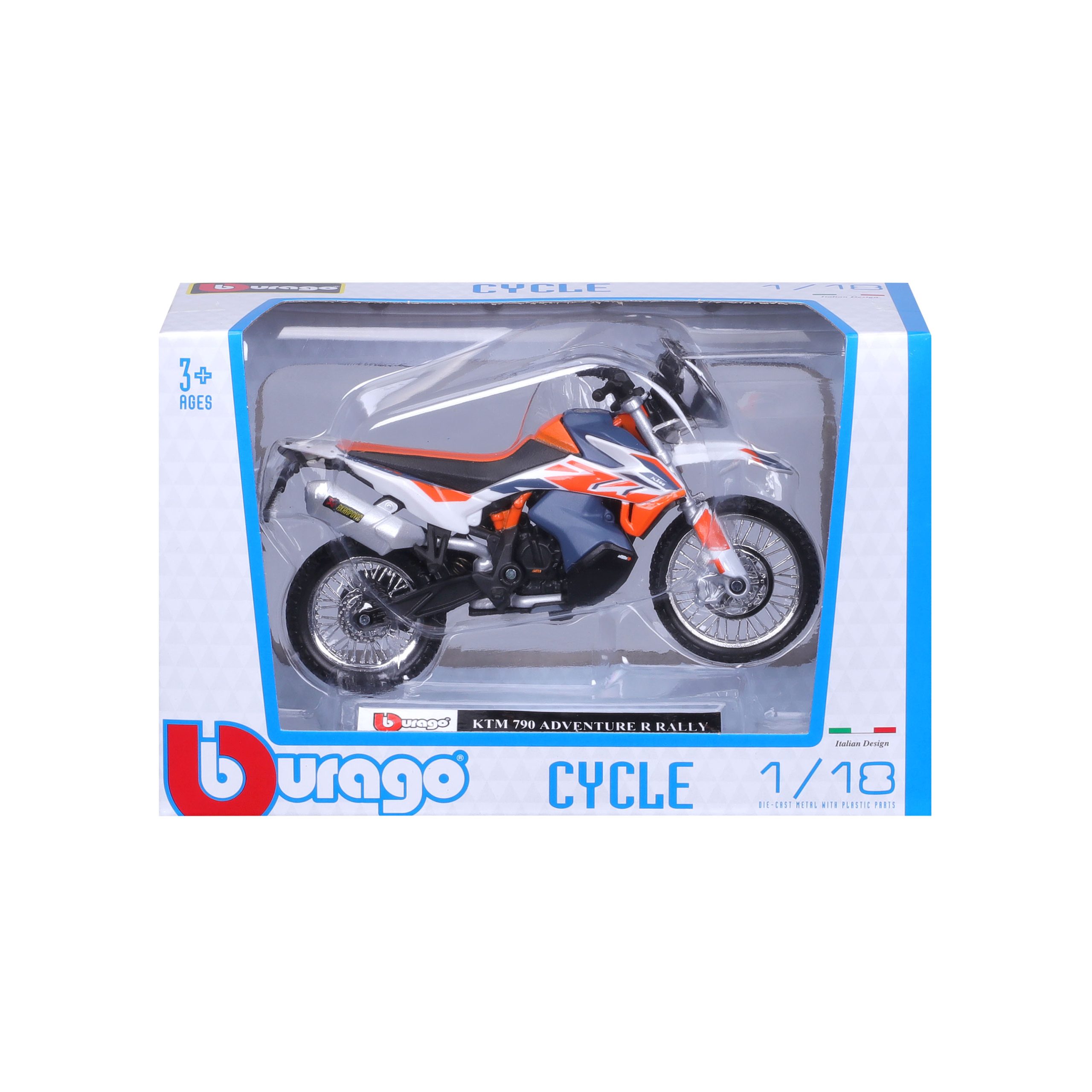 1:18 Bburago Motorcycle – KTM 790 Adventure R Rally - Image 3