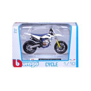 1:18 Bburago Motorcycle – Husqvarna FS 450 Supermoto - Image 3