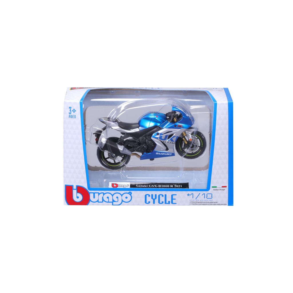 1:18 Bburago Motorcycle – Suzuki GSX-R1000 R 2021