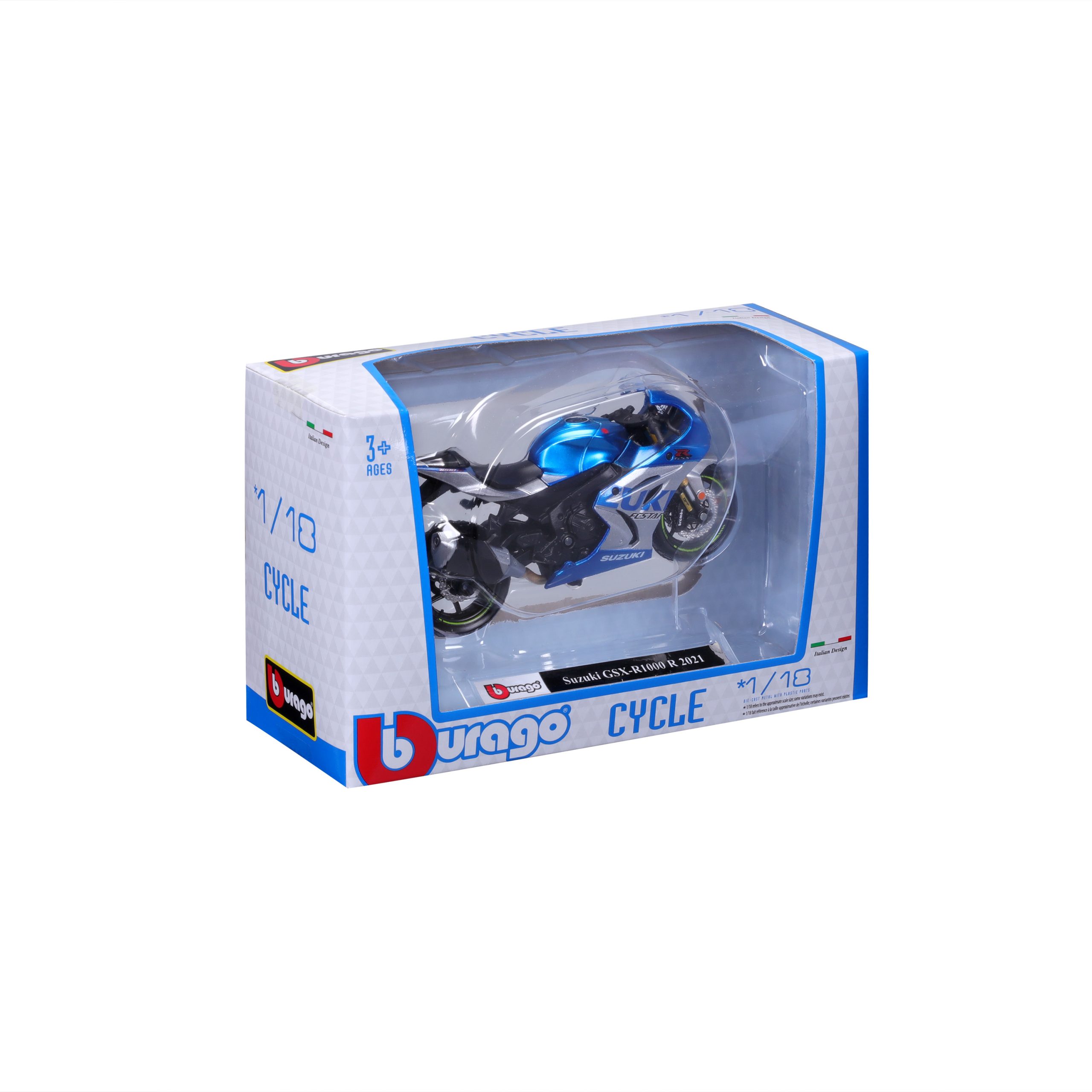 1:18 Bburago Motorcycle – Suzuki GSX-R1000 R 2021 - Image 3