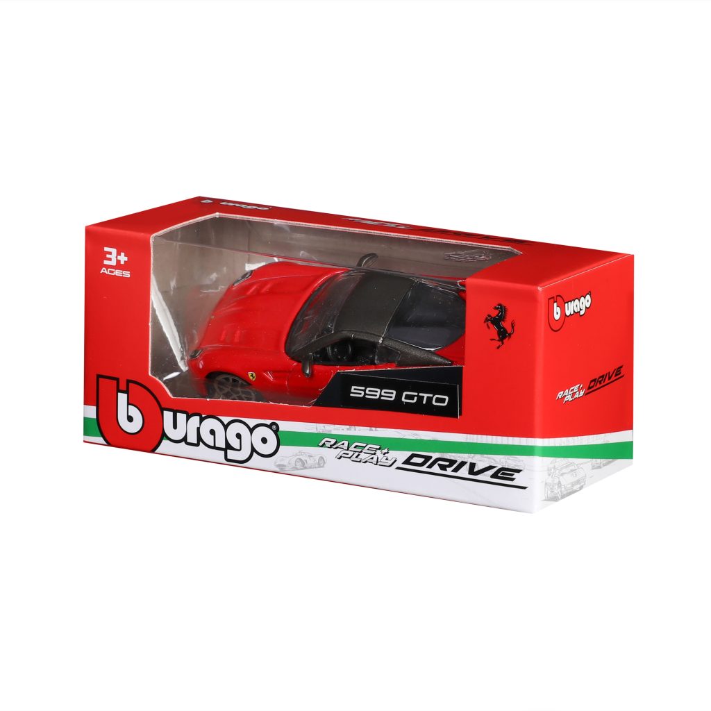 1:64 Ferrari 599 GTO - Red in Window Box