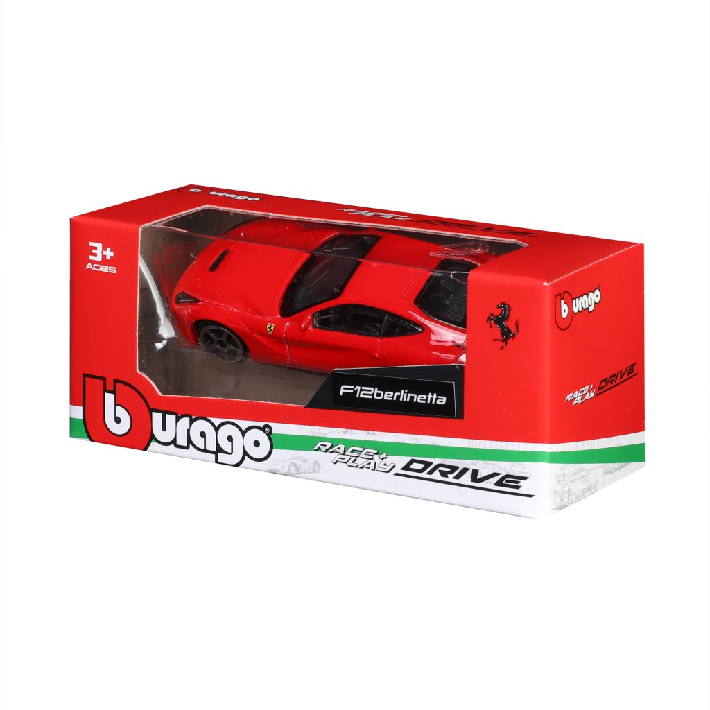 1:64 Ferrari F12Berlinetta - Red in Window Box