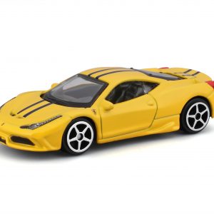 1:64 Ferrari - 458 Italia Speciale Yellow in Window Box - Image 6