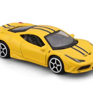 1:64 Ferrari - 458 Italia Speciale Yellow in Window Box - Image 5