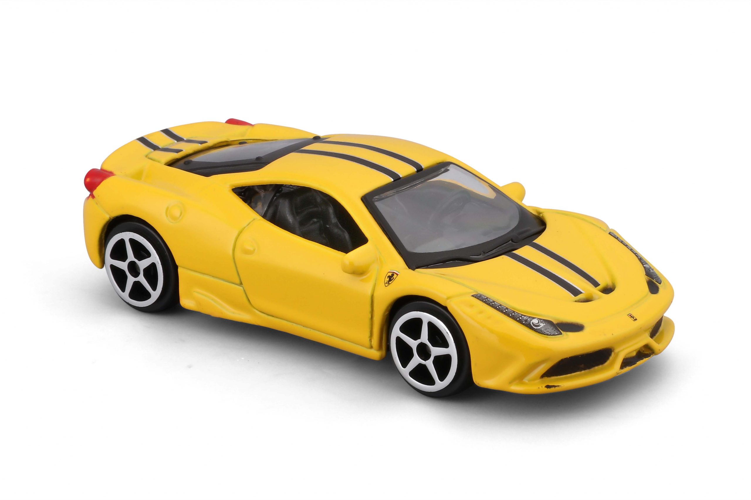 1:64 Ferrari - 458 Italia Speciale Yellow in Window Box - Image 5