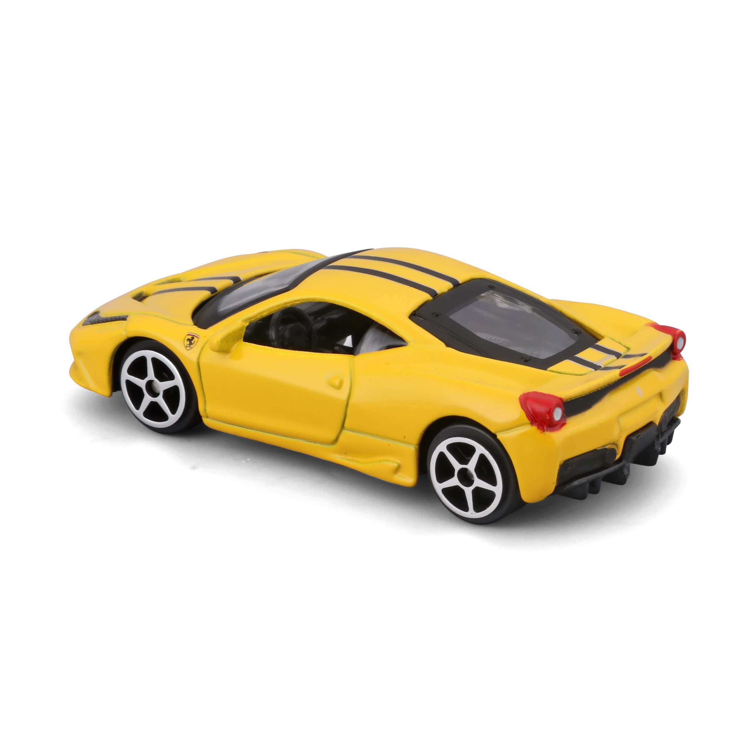 1:64 Ferrari - 458 Italia Speciale Yellow in Window Box - Image 4