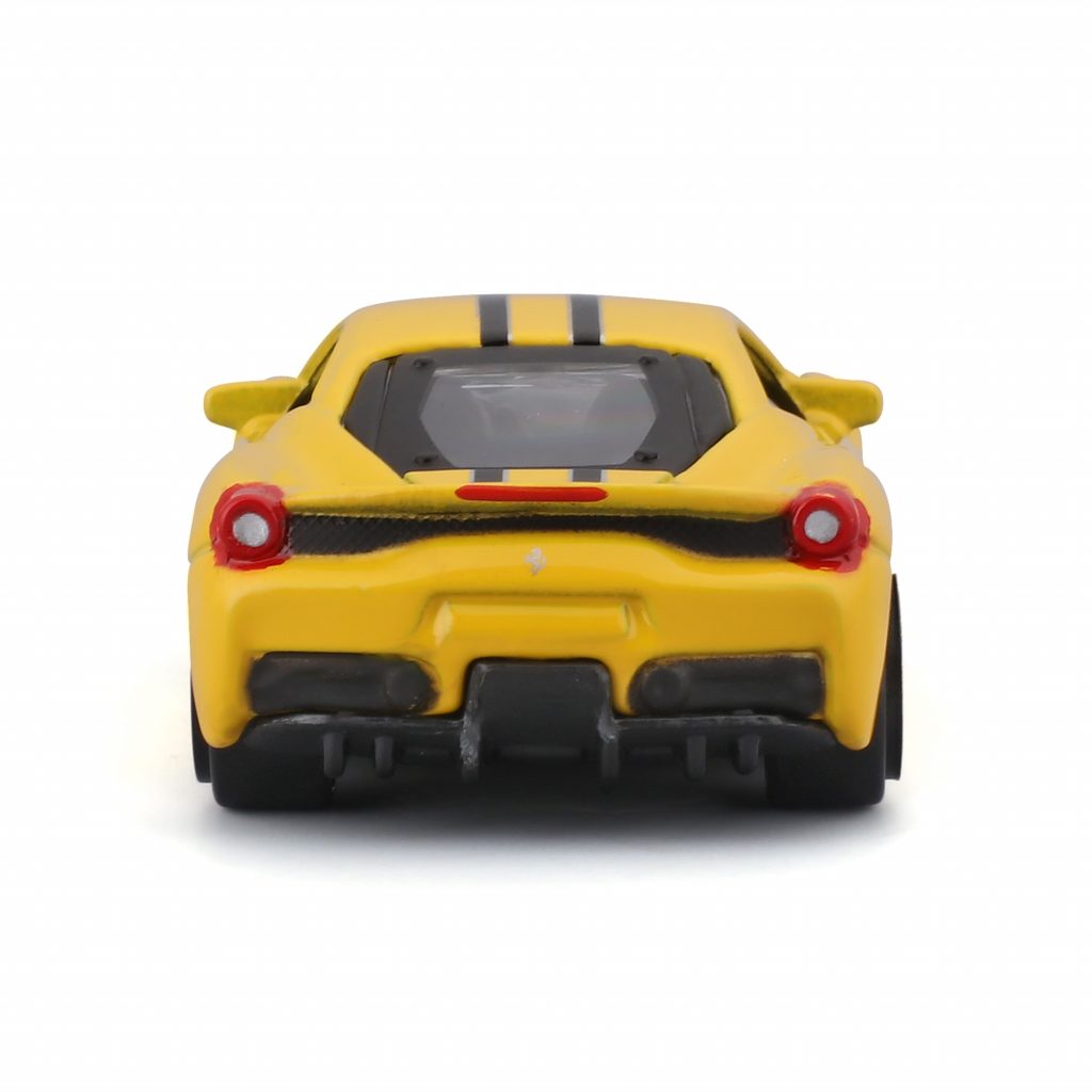 1:64 Ferrari - 458 Italia Speciale Yellow in Window Box
