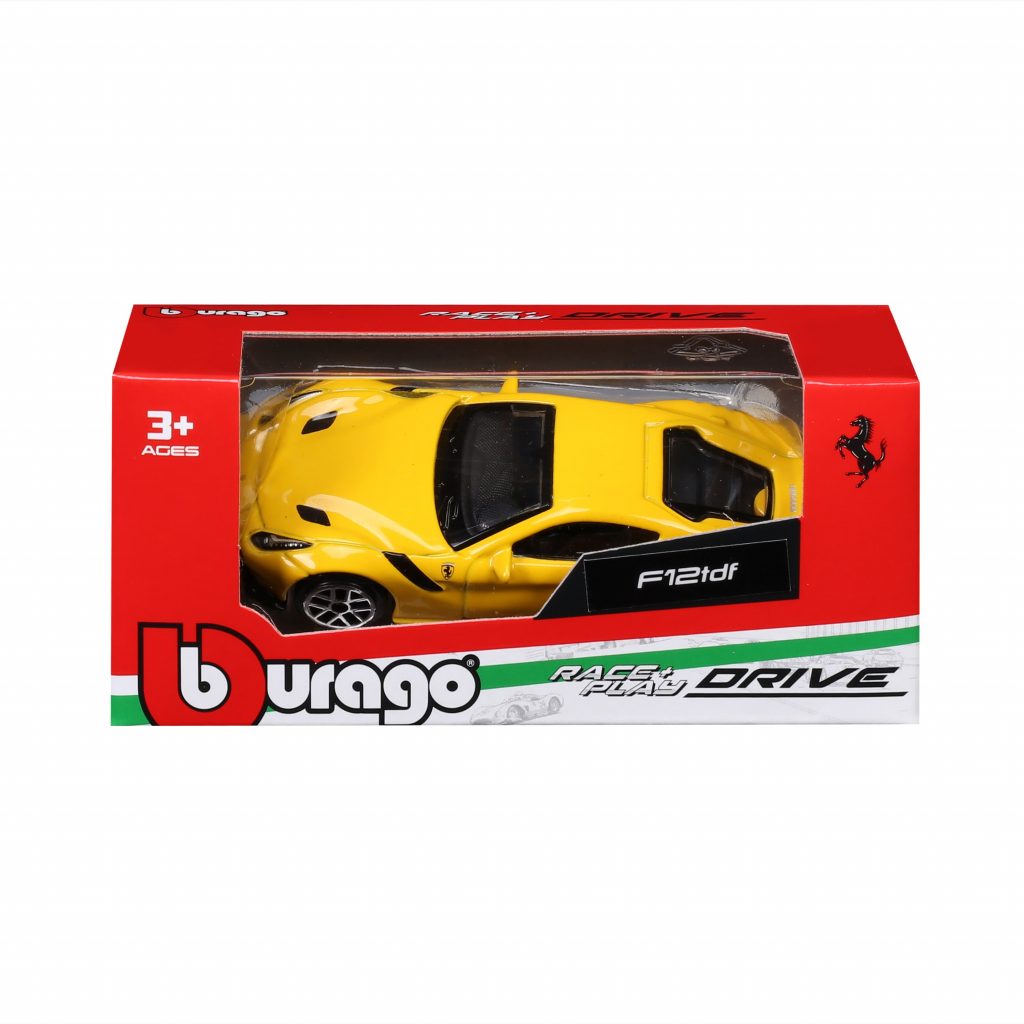 1:64 Ferrari - F12tdf Yellow in Window Box