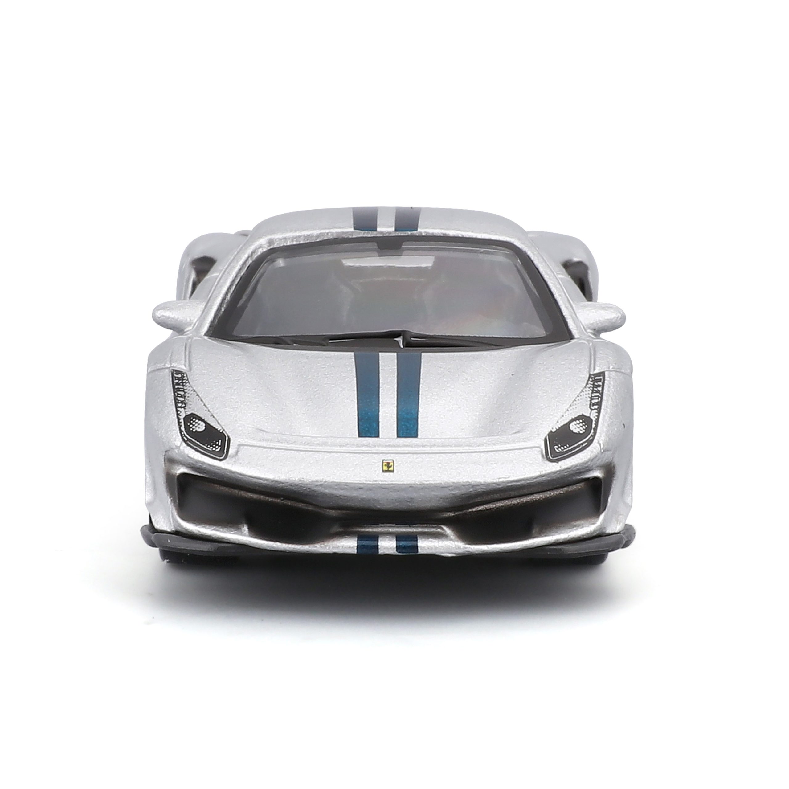 1:64 Ferrari 488 Pista - Silver in Window Box - Image 7