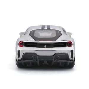 1:64 Ferrari 488 Pista - Silver in Window Box - Image 8