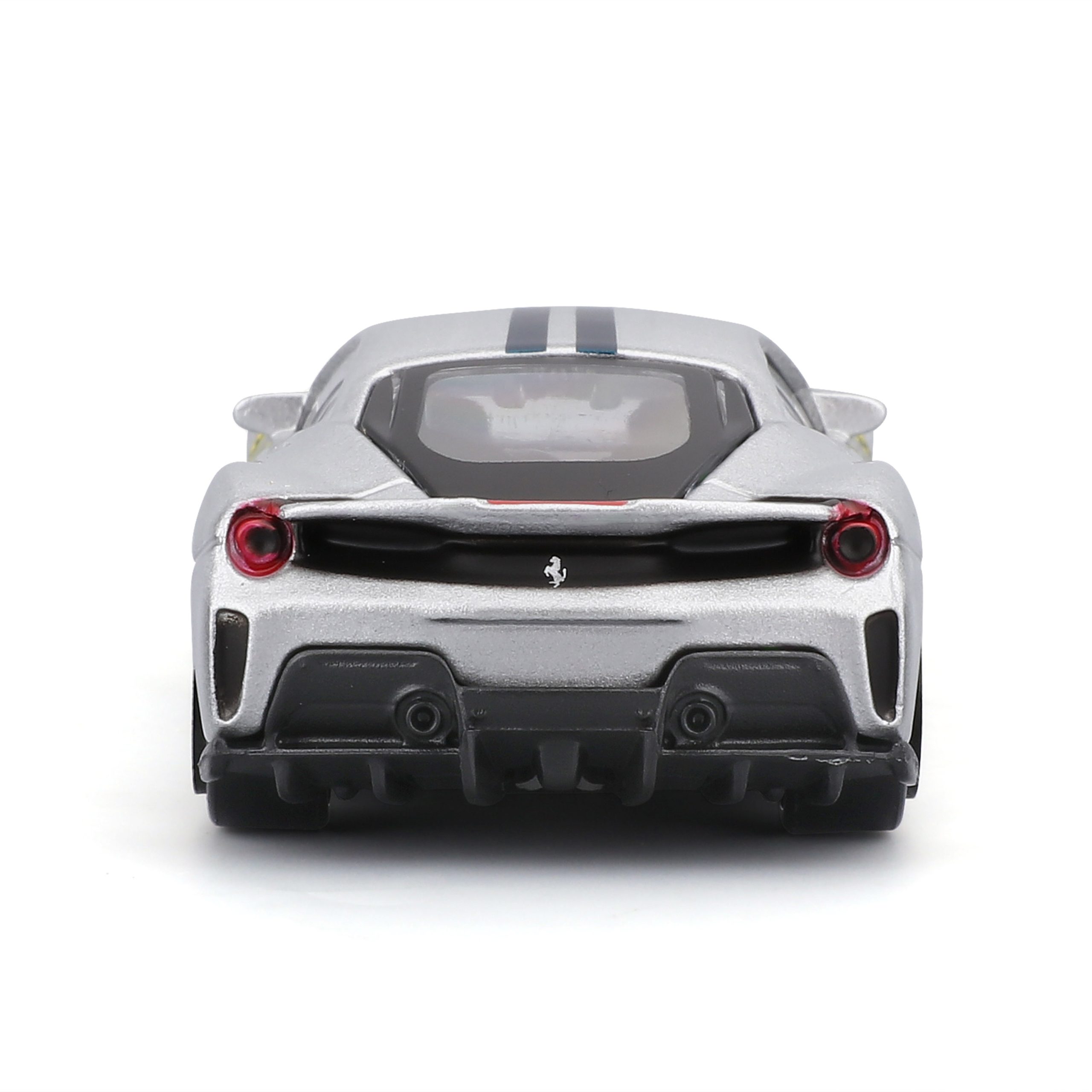 1:64 Ferrari 488 Pista - Silver in Window Box - Image 8