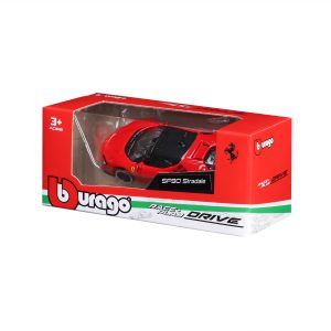 1:64 Ferrari SF90 Stradale - Red in Window Box - Image 3