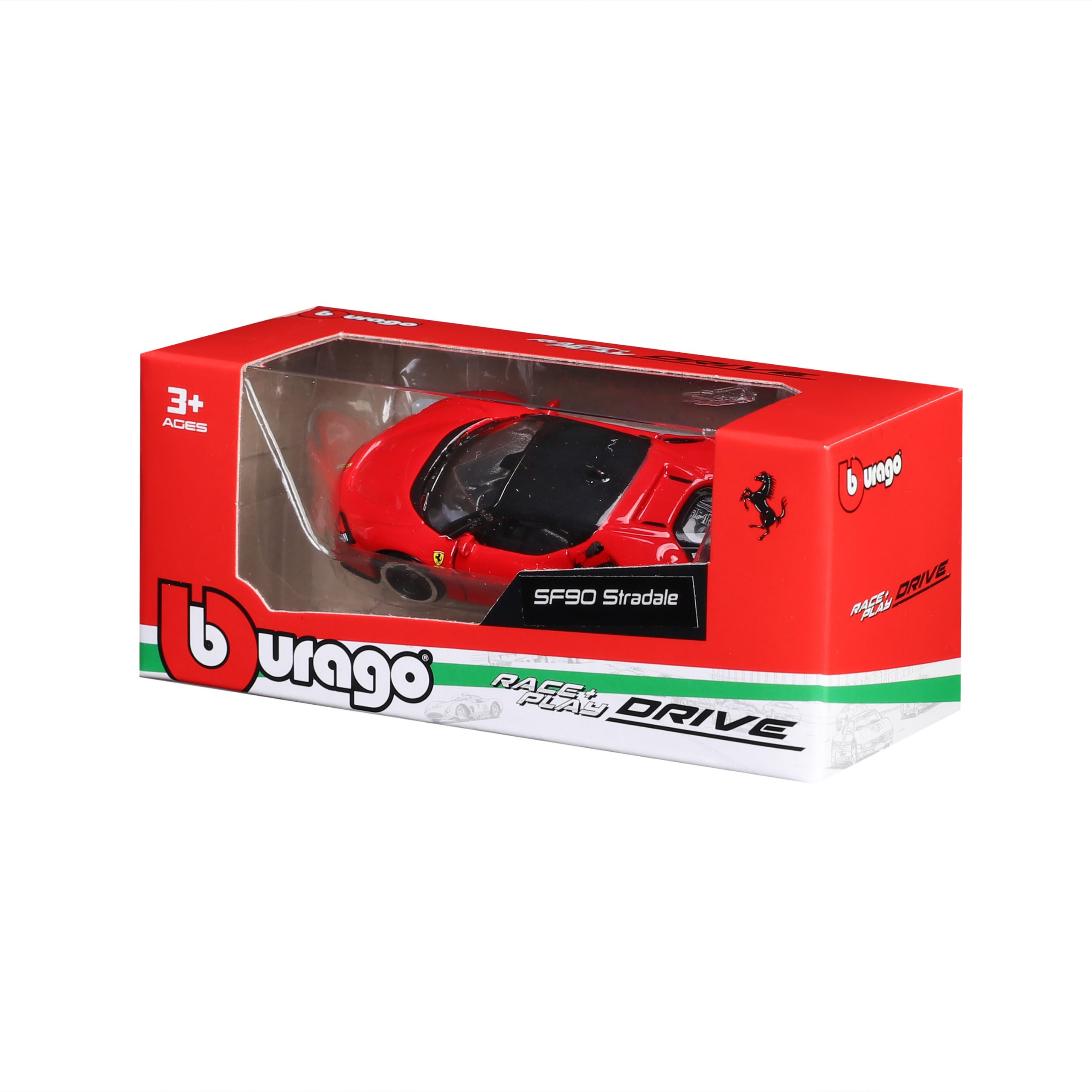 1:64 Ferrari SF90 Stradale - Red in Window Box - Image 3