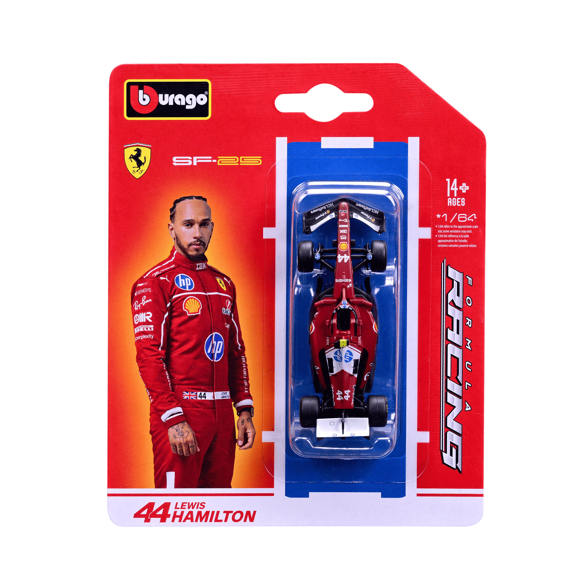 1:64 F1 2025 - Ferrari SF-25 #44 Lewis Hamilton - Image 1