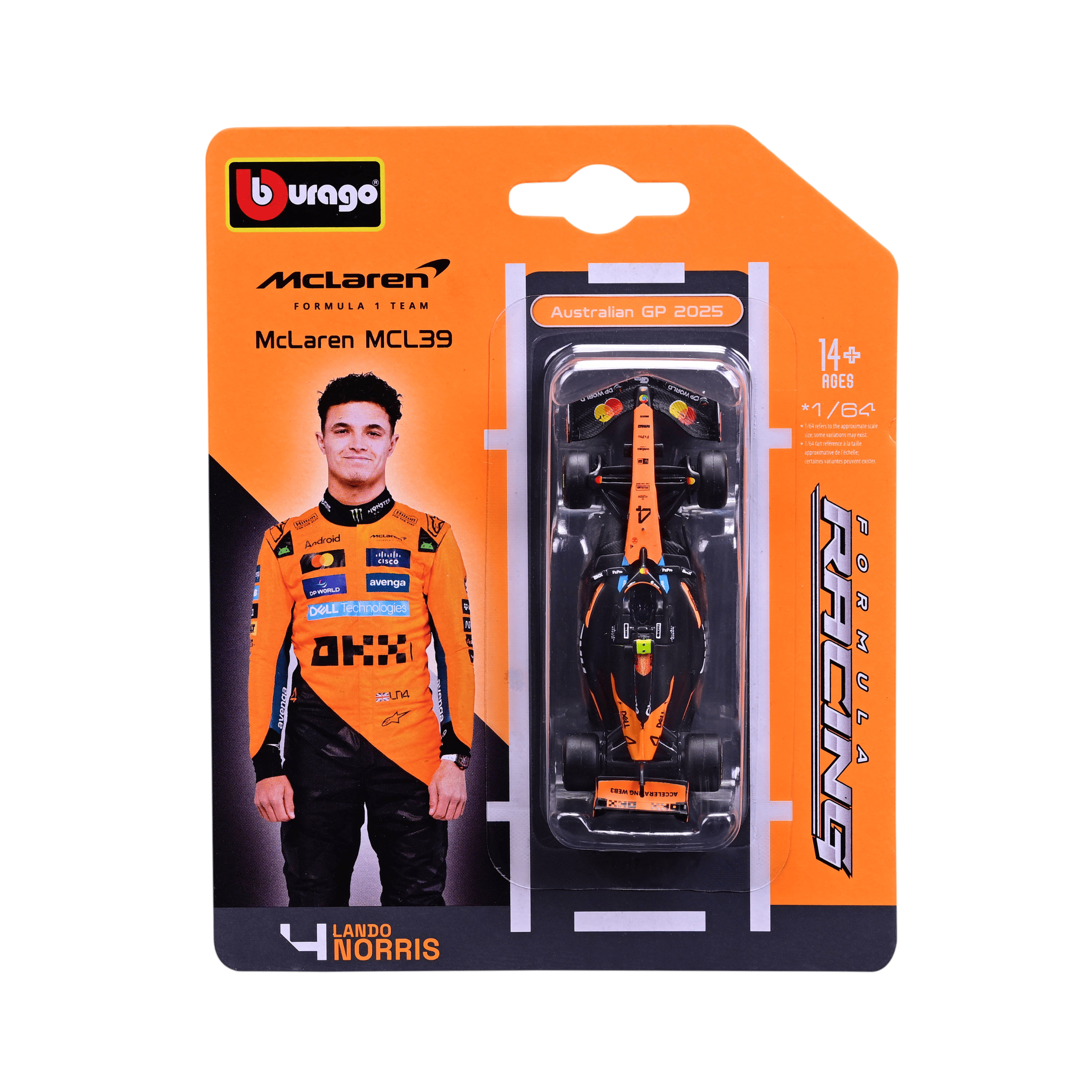1:64 F1 2025 - McLaren MCL39 #4 Lando Norris - Image 1