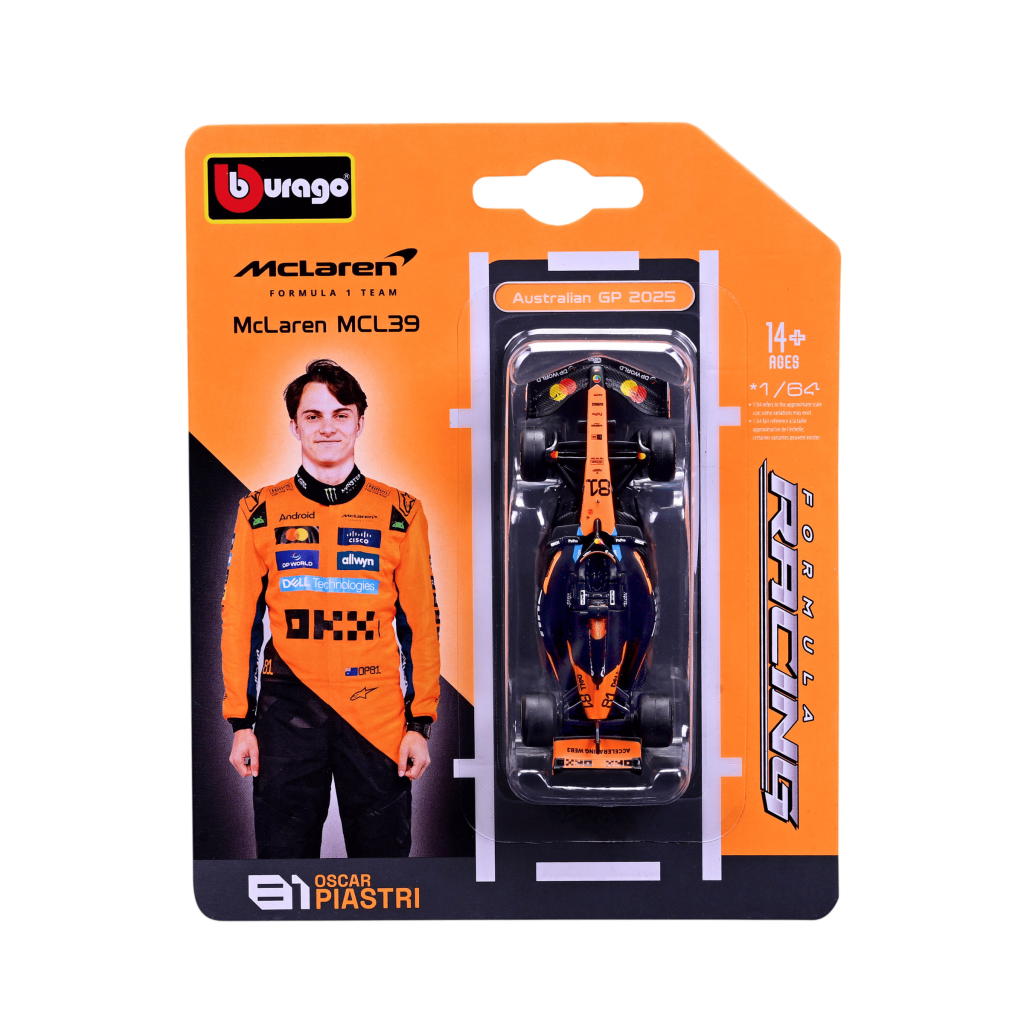 1:64 F1 2025 - McLaren MCL39 #81 Oscar Piastri