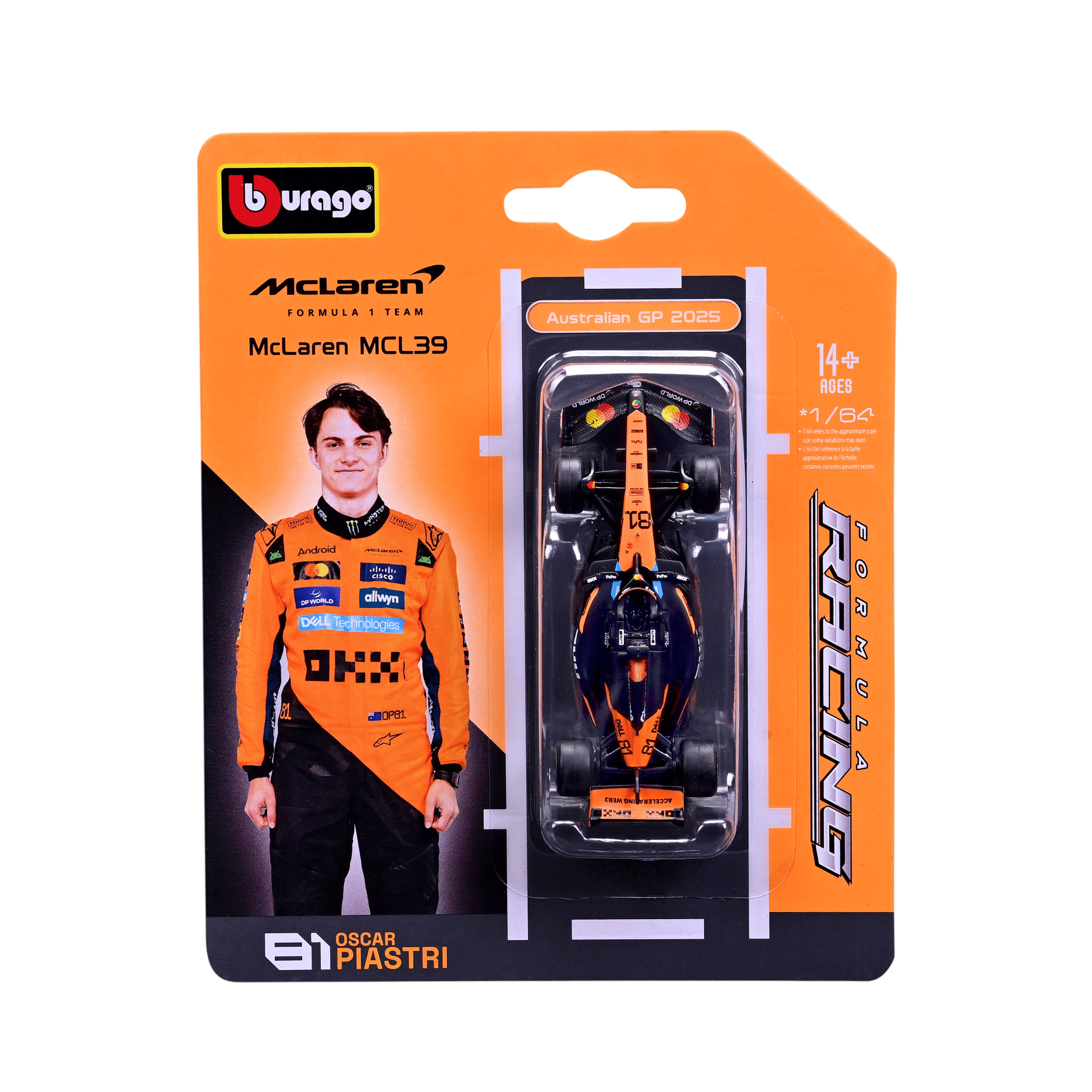 1:64 F1 2025 - McLaren MCL39 #81 Oscar Piastri - Image 1