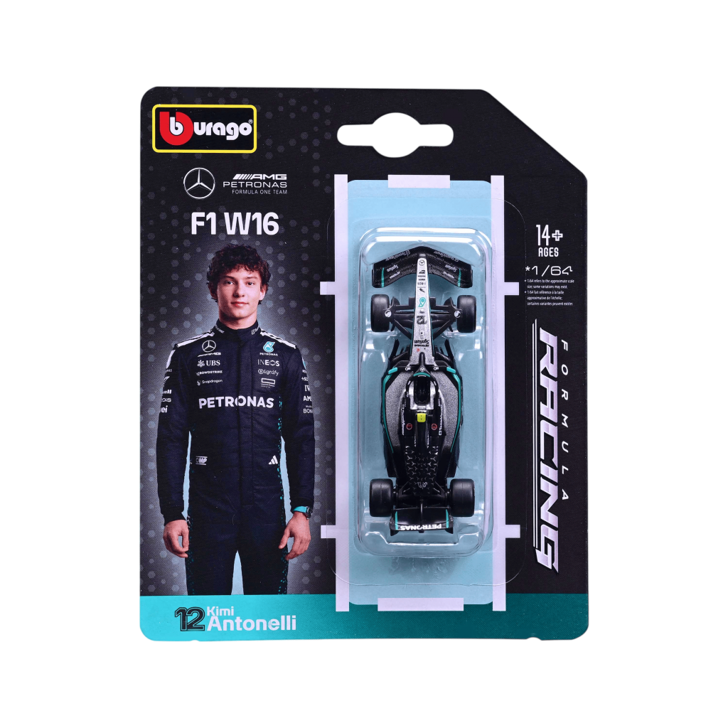 1:64 F1 2025 - Mercedes-AMG W16 #12 Kimi Antonelli