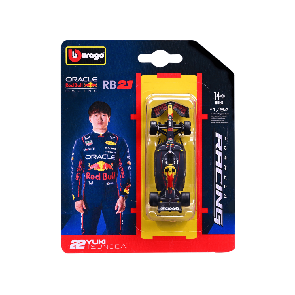 1:64 F1 2025 - Oracle Red Bull Racing RB21 #22 Yuki Tsunoda