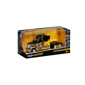 1:64 Maisto Custom Rigs - International Lonestar Black/Yellow - Image 12