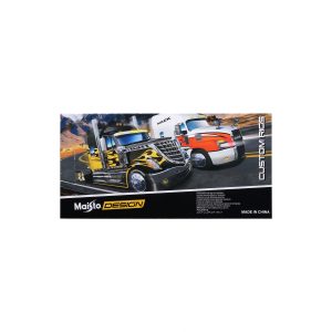 1:64 Maisto Custom Rigs - International Lonestar Black/Yellow - Image 9