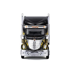 1:64 Maisto Custom Rigs - International Lonestar Black/Yellow - Image 6