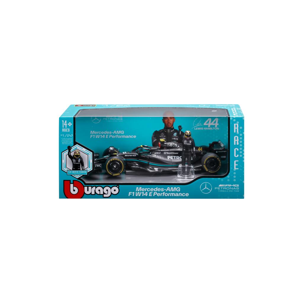 1:24 F1 2024 with figure - Mercedes-AMG W14 #44 Lewis Hamilton
