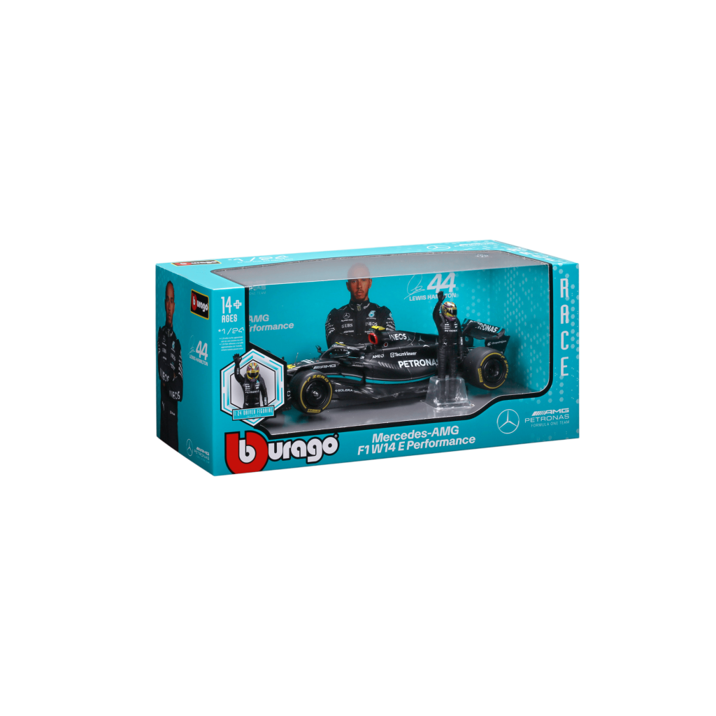 1:24 F1 2024 with figure - Mercedes-AMG W14 #44 Lewis Hamilton