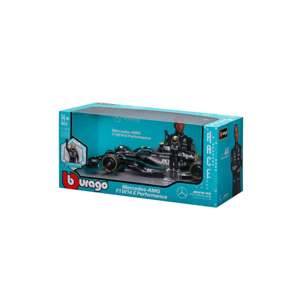 1:24 F1 2024 with figure - Mercedes-AMG W14 #44 Lewis Hamilton