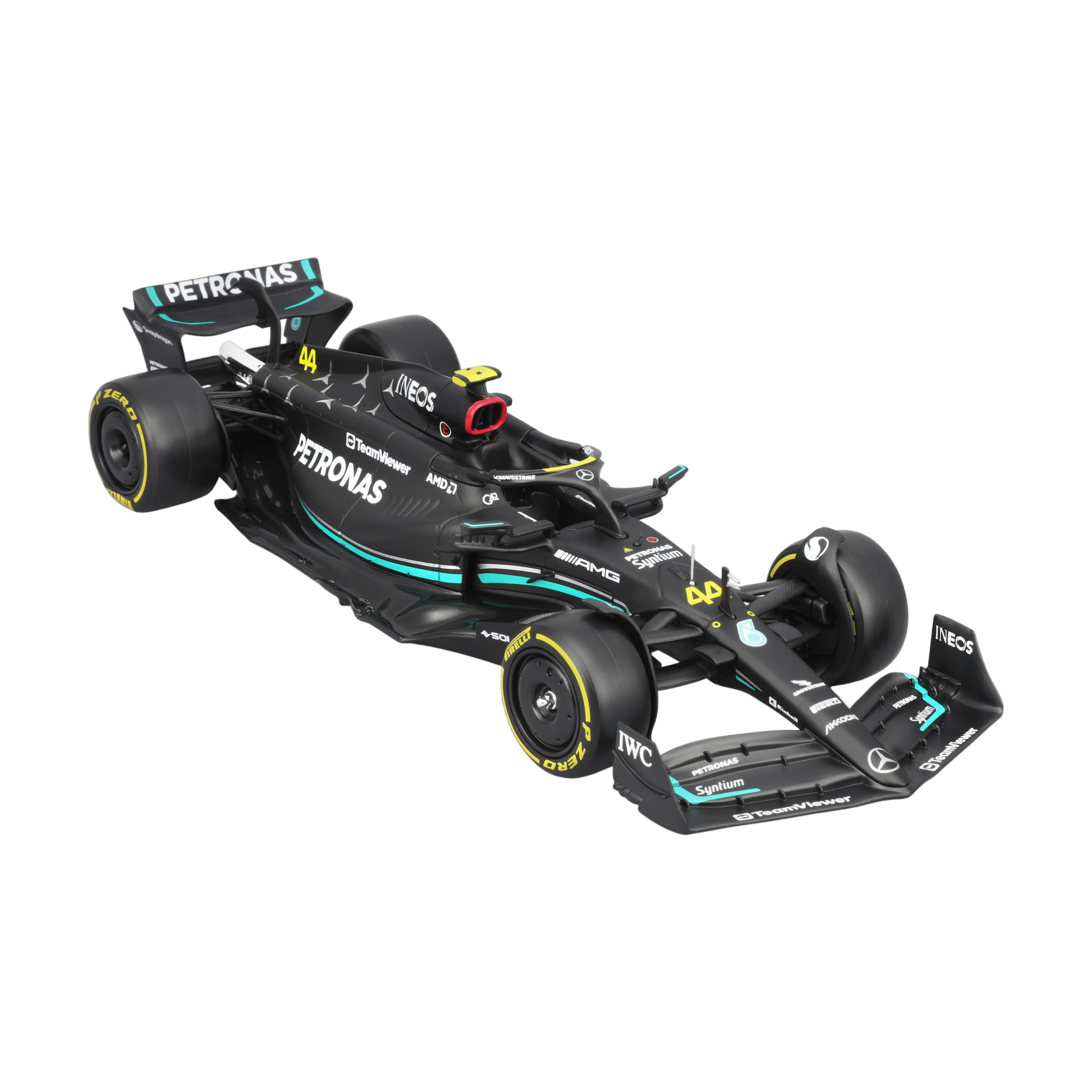 1:24 F1 2024 with figure - Mercedes-AMG W14 #44 Lewis Hamilton - Image 3