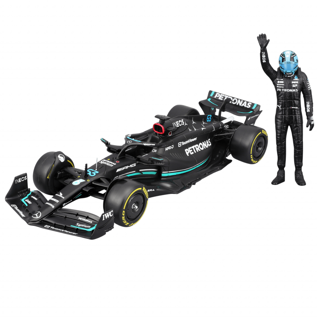 1:24 F1 2024 with Figure - Mercedes-AMG W14 #63 George Russell