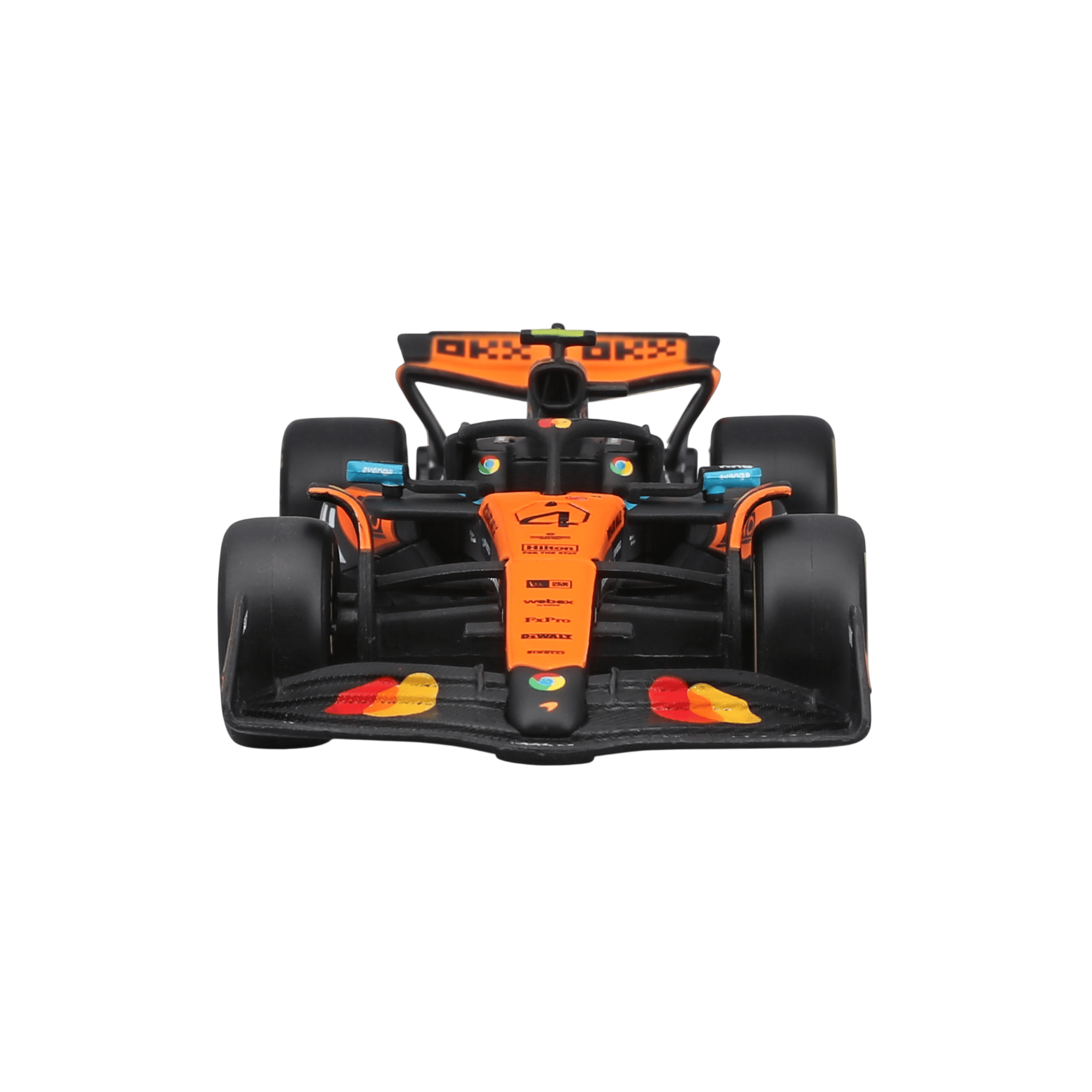 1:43 McLaren MCL39 #4 Lando Norris without helmet in Window Box - Image 11