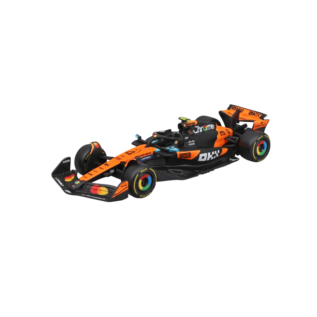 1:43 McLaren MCL39 #4 Lando Norris without helmet in Window Box