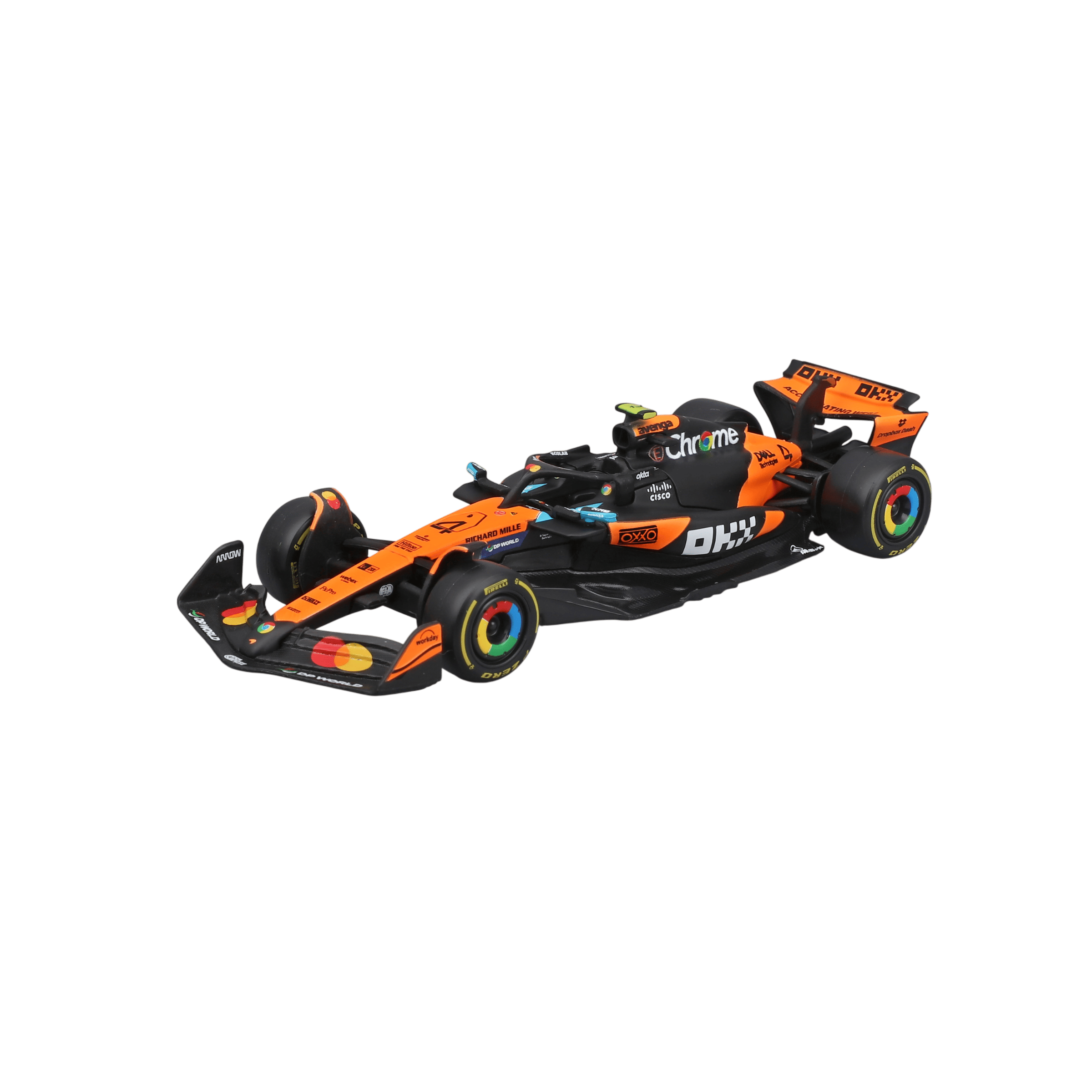 1:43 McLaren MCL39 #4 Lando Norris without helmet in Window Box - Image 9
