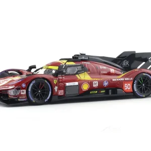 1:43 WEC 2025 – Ferrari 499P – #50 Fuoco, Molina, Nielsen in Acrylic Box - Image 1