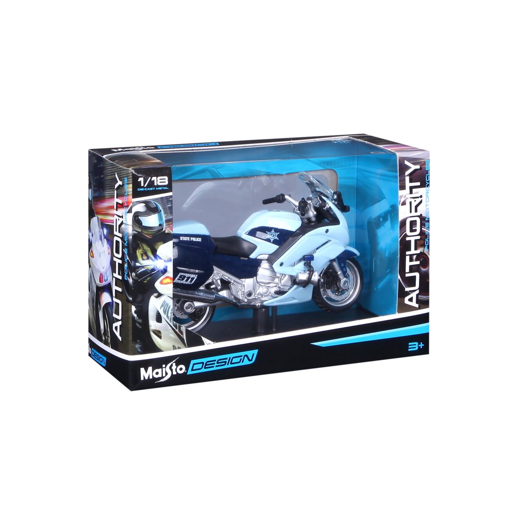 1:18 Maisto Authority Police Motorcycles - Yamaha FJR 1300A (State Trooper)