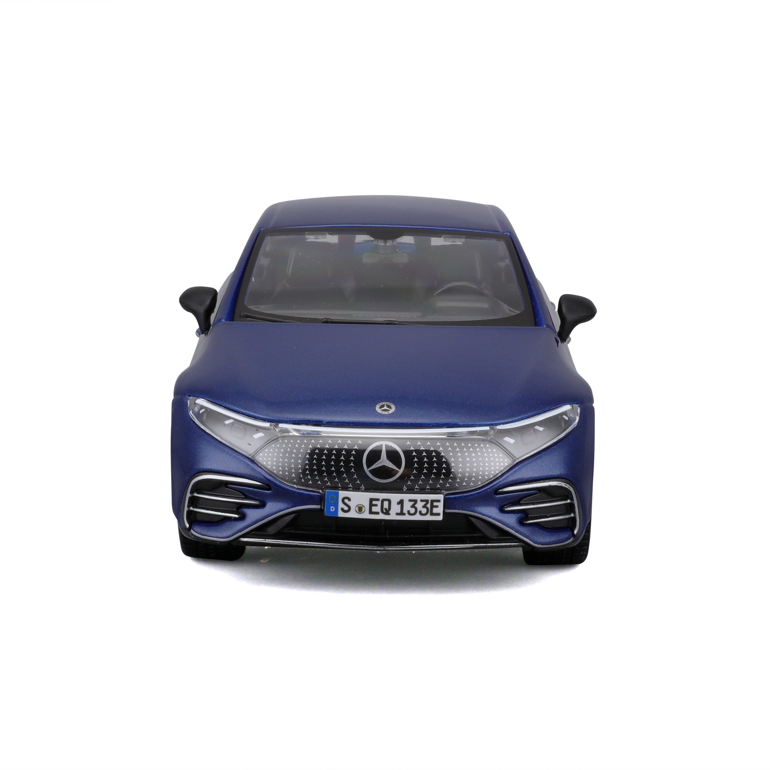 1:27 Maisto Special Edition - Mercedes-Benz EQS - Metallic Blue in Window Box - Image 8
