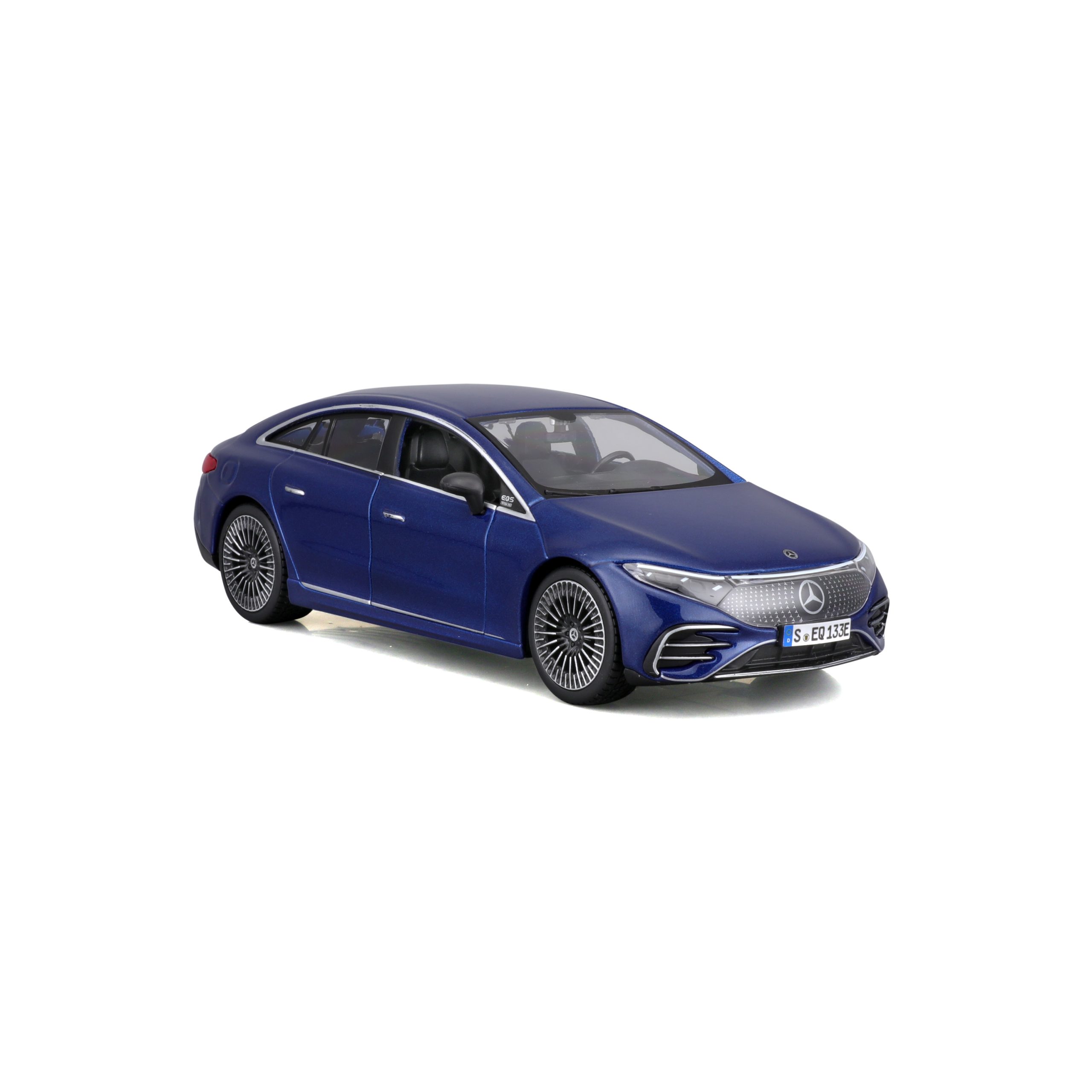 1:27 Maisto Special Edition - Mercedes-Benz EQS - Metallic Blue in Window Box - Image 12