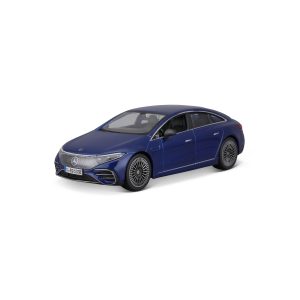 1:27 Maisto Special Edition - Mercedes-Benz EQS - Metallic Blue in Window Box - Image 3