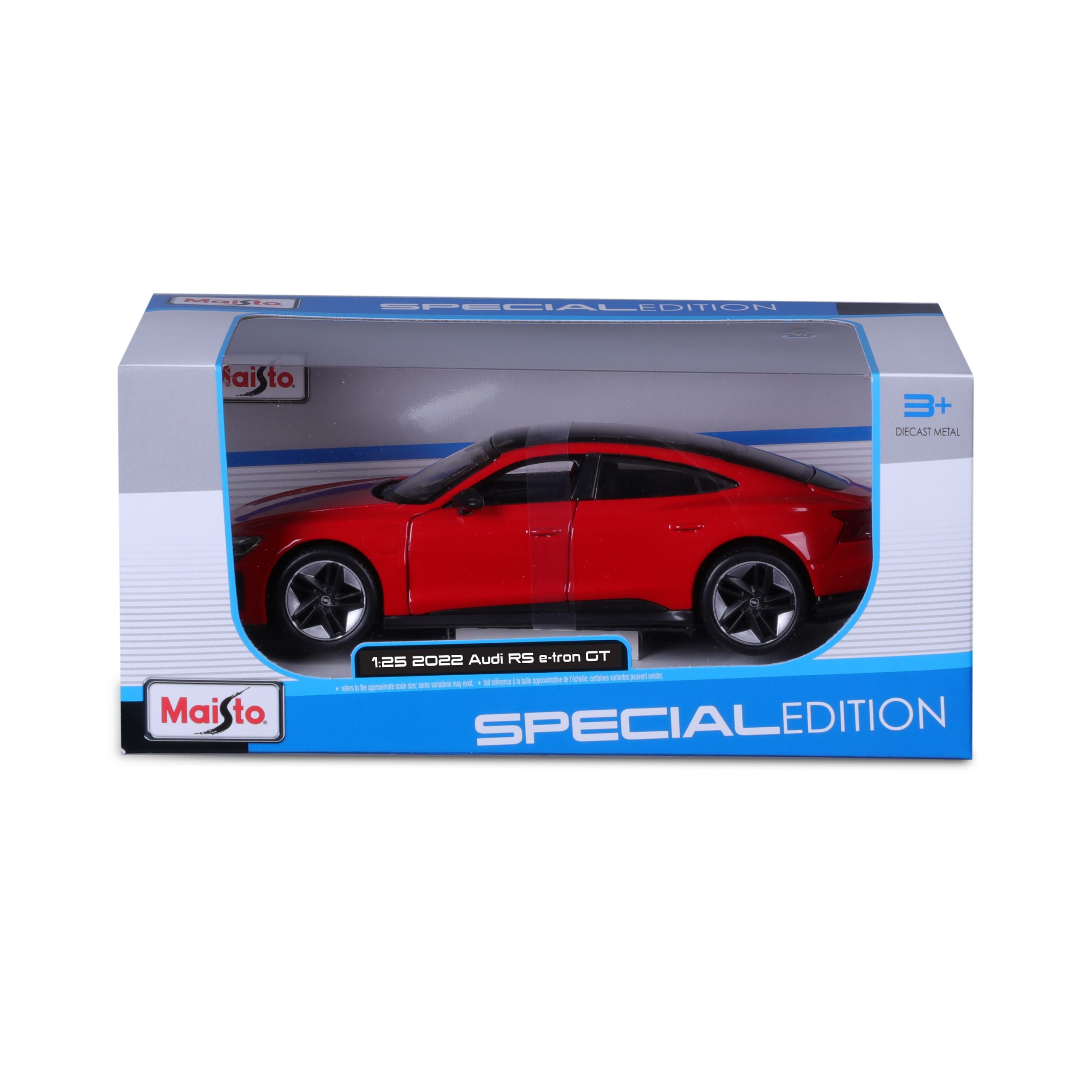 1:25 Maisto Special Edition - 2022 Audi RS E-Tron GT - Red in Window Box - Image 12