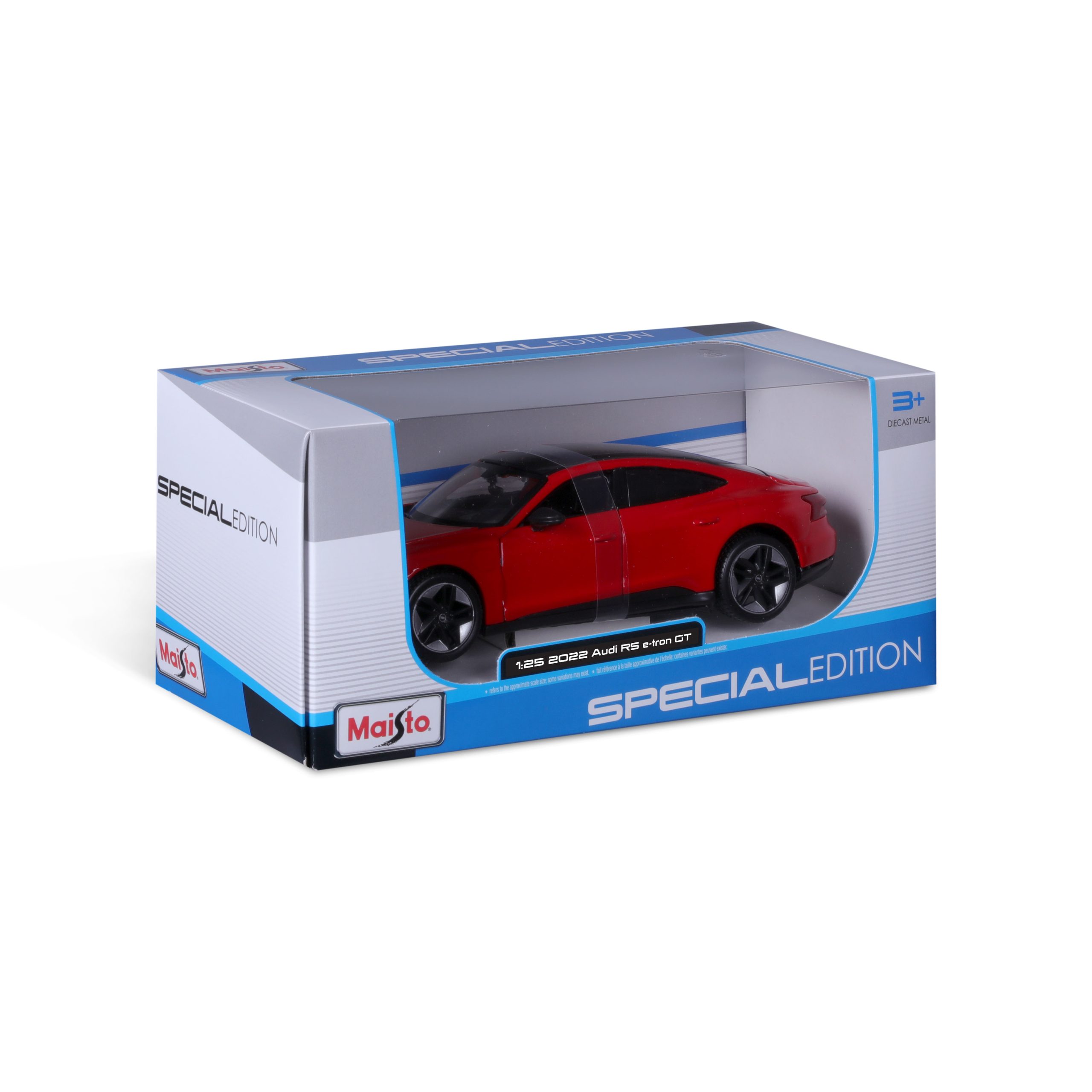 1:25 Maisto Special Edition - 2022 Audi RS E-Tron GT - Red in Window Box - Image 13