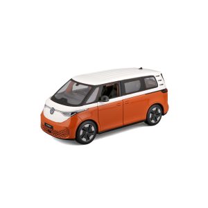 1:24 Maisto Special Edition – 2023 VW ID. BUZZ - White/Orange in Window Box - Image 7