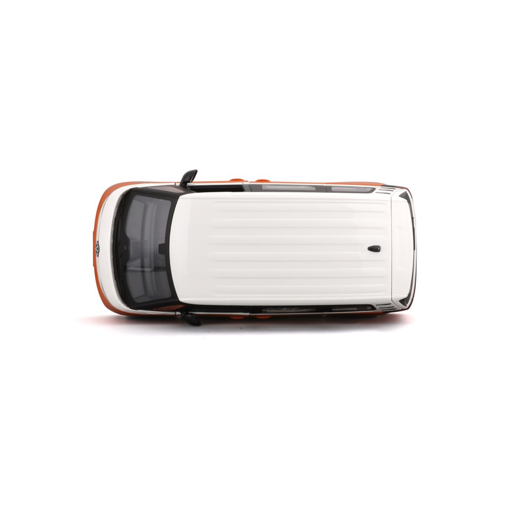 1:24 Maisto Special Edition – 2023 VW ID. BUZZ - White/Orange in Window Box