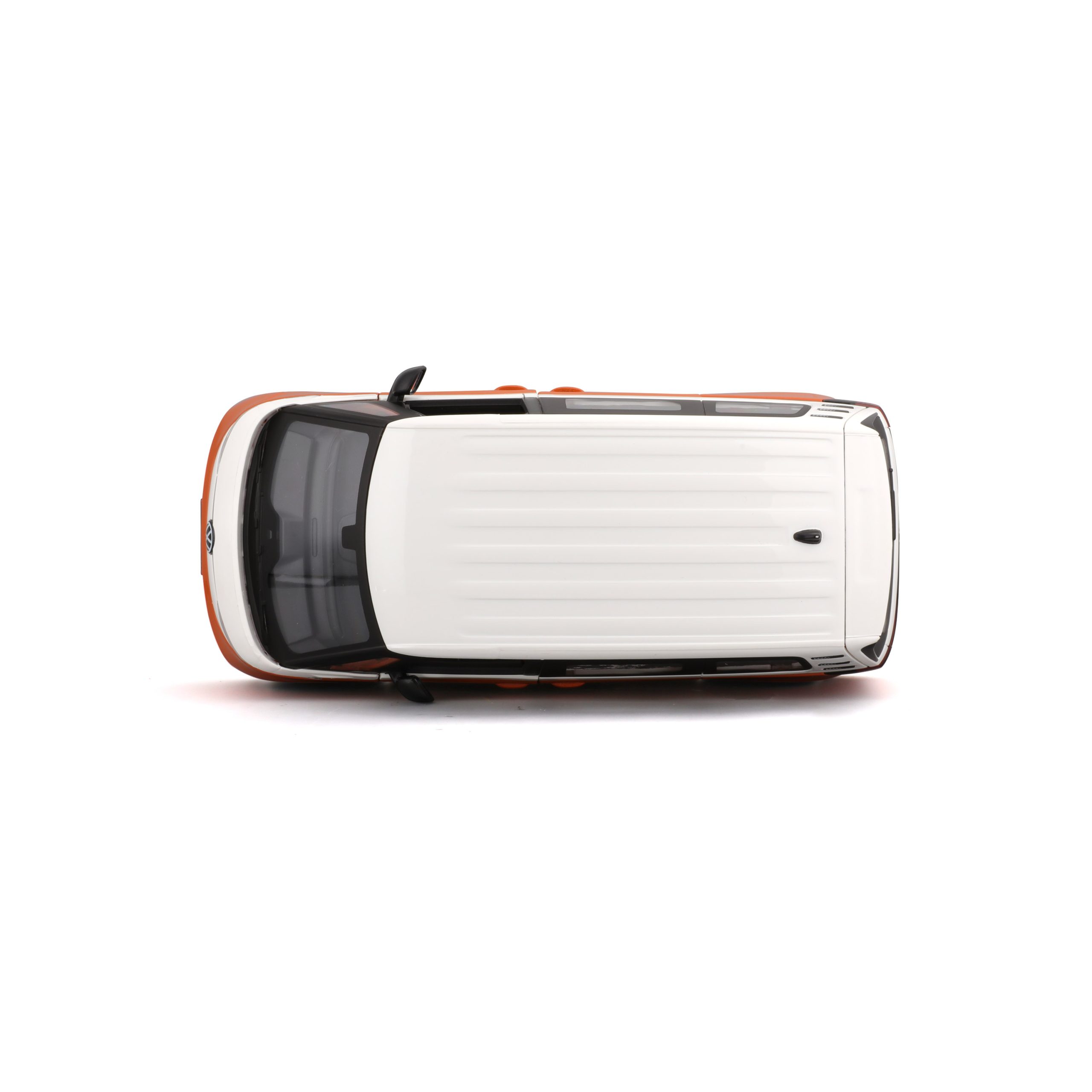 1:24 Maisto Special Edition – 2023 VW ID. BUZZ - White/Orange in Window Box - Image 5