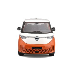 1:24 Maisto Special Edition – 2023 VW ID. BUZZ - White/Orange in Window Box - Image 11