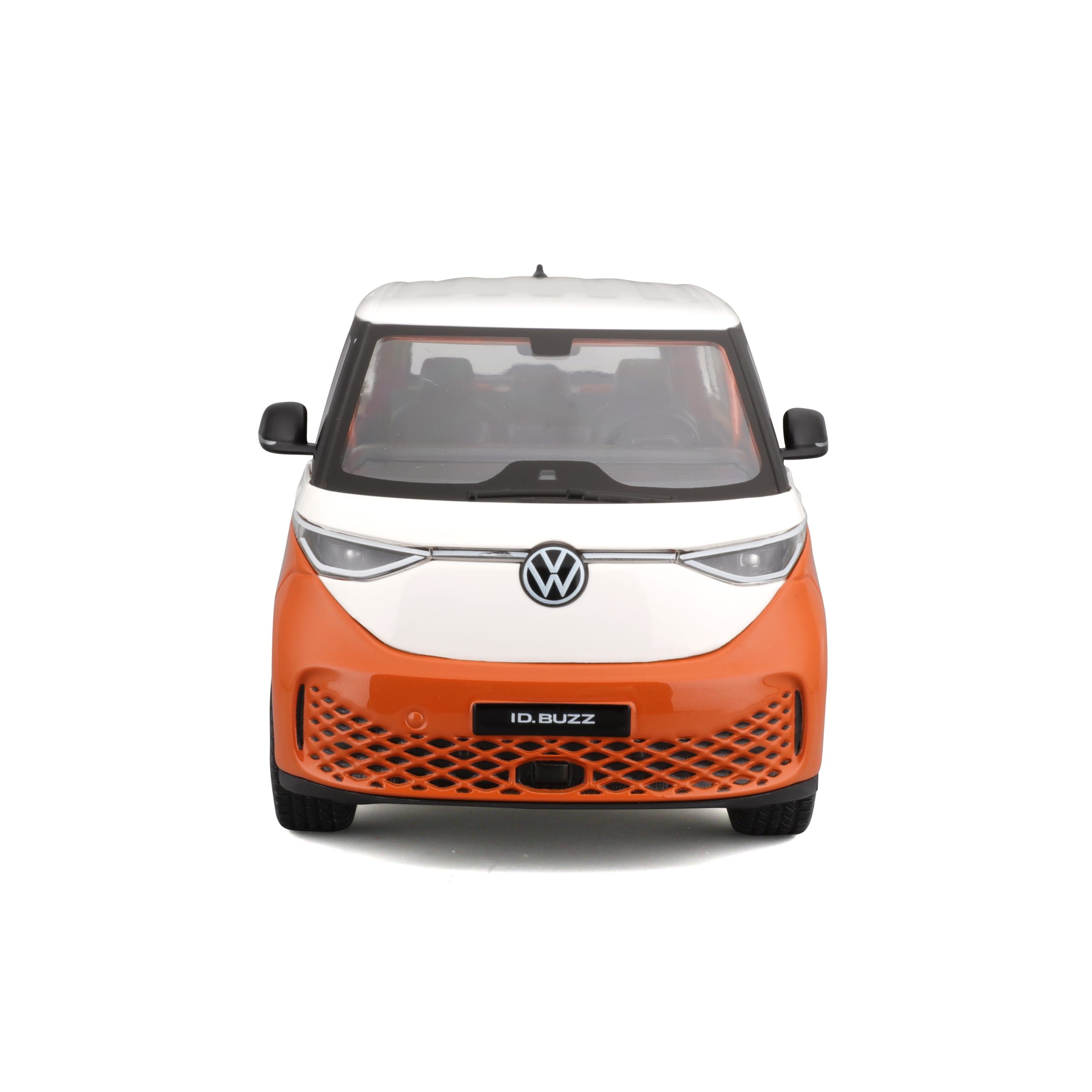 1:24 Maisto Special Edition – 2023 VW ID. BUZZ - White/Orange in Window Box - Image 11