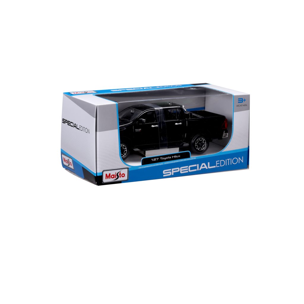 1:27 Maisto Special Edition – Toyota Hilux - Black in Window Box