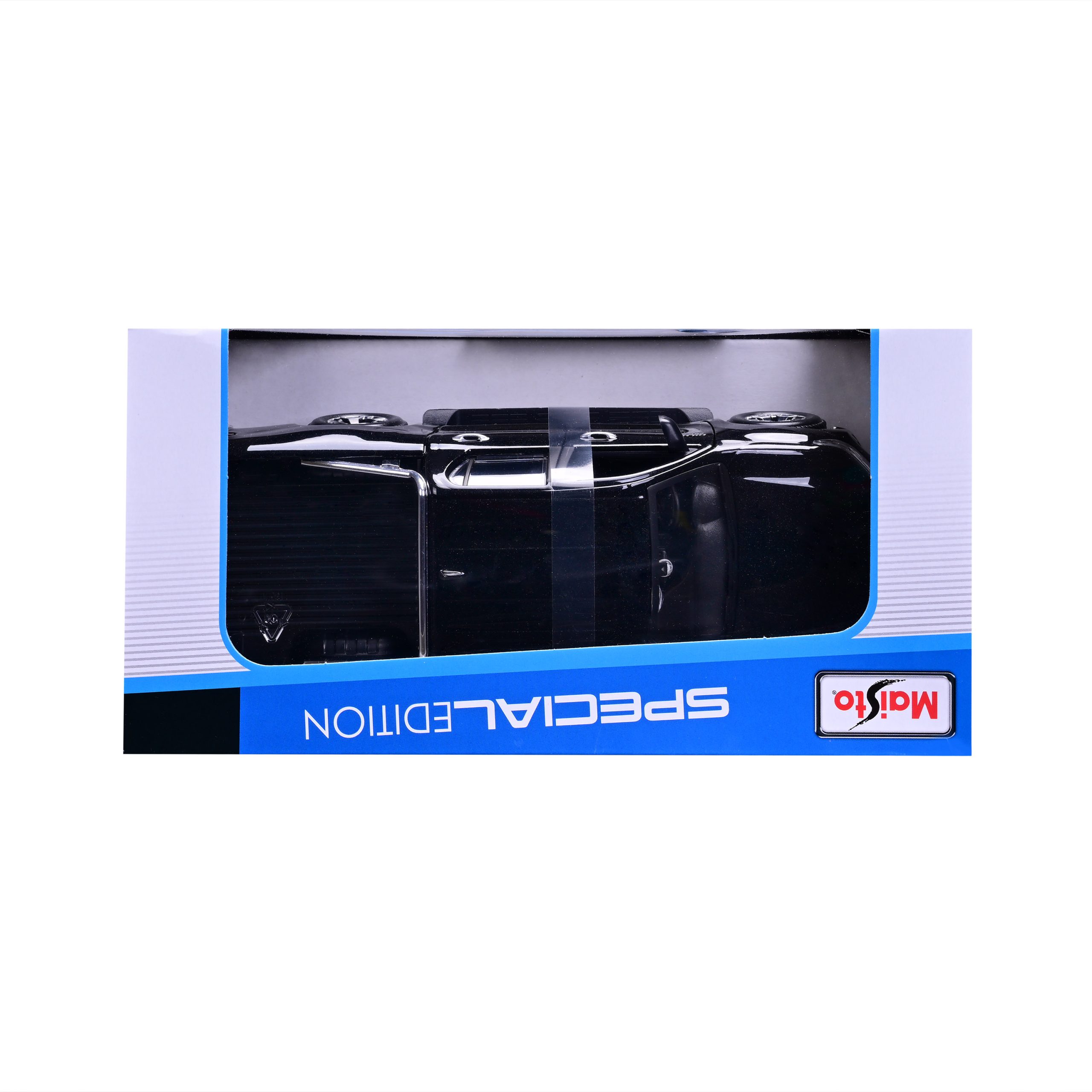 1:27 Maisto Special Edition – Toyota Hilux - Black in Window Box - Image 7